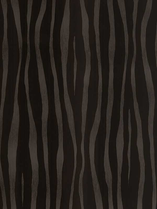 Burchell Zebra Flock fabric in chocolate color - pattern number 300551 - by Eijffinger in the Skin collection