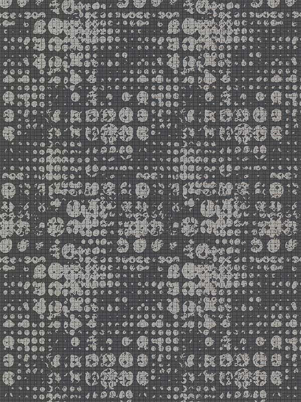 Celeste Geometric fabric in silver color - pattern number 4019-86409 - by A Street Prints in the Lustre A Metallic Collection collection