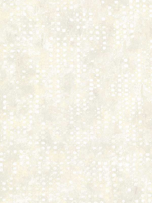 Felsic Studded Cube fabric in cream color - pattern number 4019-86413 - by A Street Prints in the Lustre A Metallic Collection collection