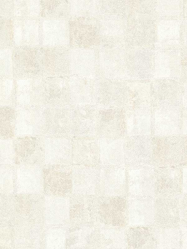 Varak Checkerboard fabric in white color - pattern number 4019-86420 - by A Street Prints in the Lustre A Metallic Collection collection