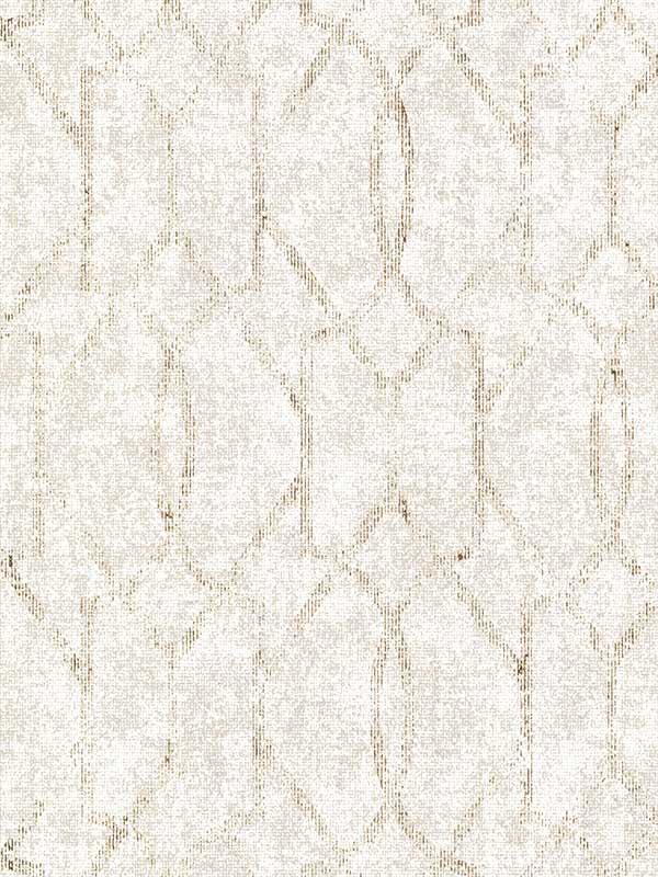 Ziva Trellis wallpaper in gold color - pattern number 4019-86450 - by A Street Prints in the Lustre A Metallic Collection collection