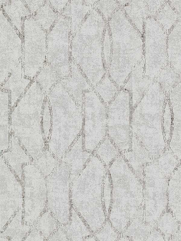 Ziva Trellis wallpaper in platinum color - pattern number 4019-86452 - by A Street Prints in the Lustre A Metallic Collection collection