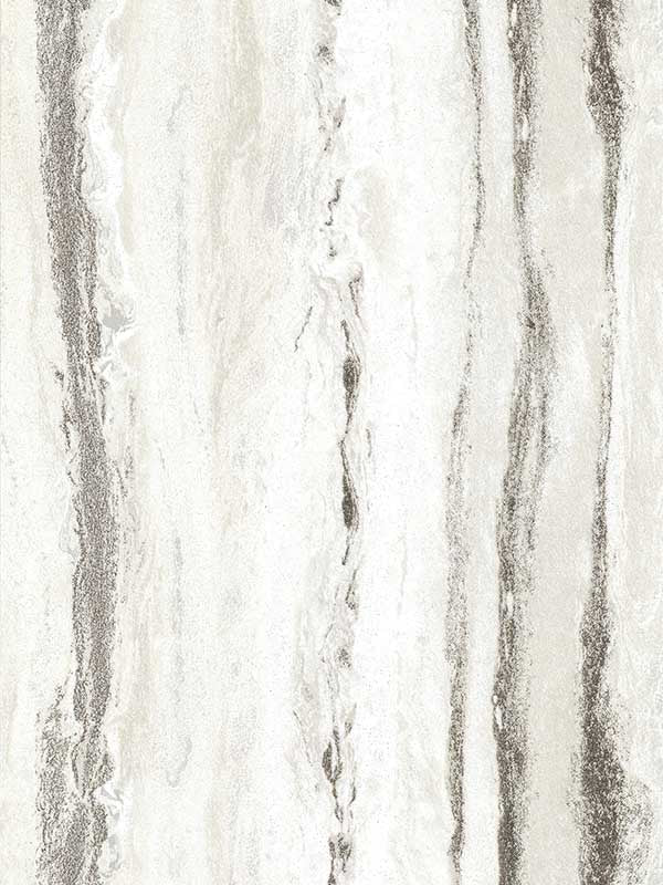 Delesse Marbled wallpaper in platinum color - pattern number 4019-86499 - by A Street Prints in the Lustre A Metallic Collection collection