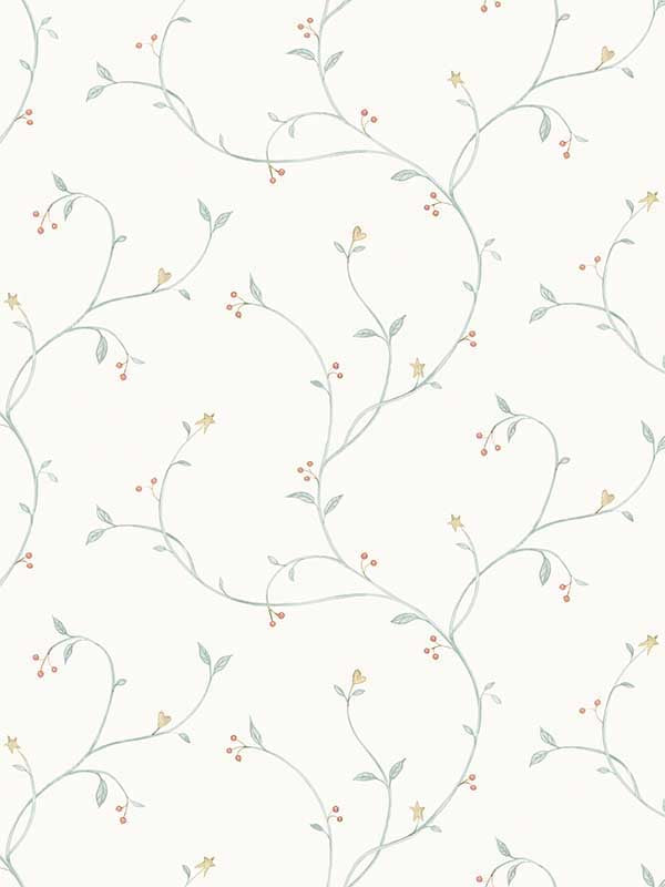 Kurt Tin Star Trail fabric in seafoam color - pattern number 3123-09159 - by Chesapeake in the Homestead collection