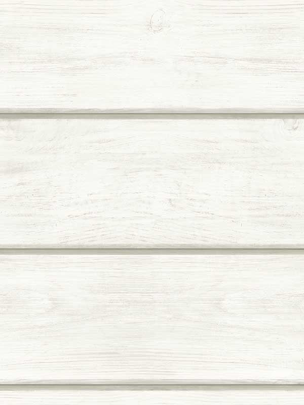 Cassidy Wood Planks wallpaper in white color - pattern number 3123-12441 - by Chesapeake in the Homestead collection