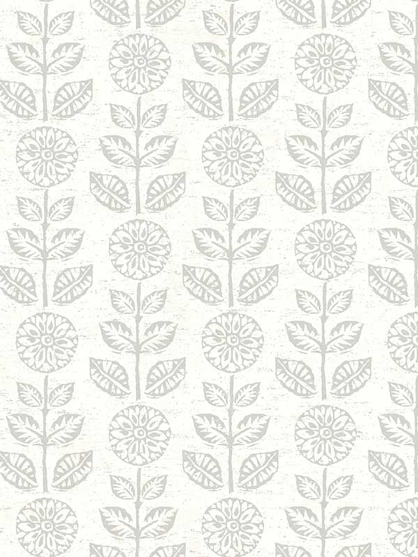 Dolly Dolly wallpaper in light grey color - pattern number 3123-13514 - by Chesapeake in the Homestead collection