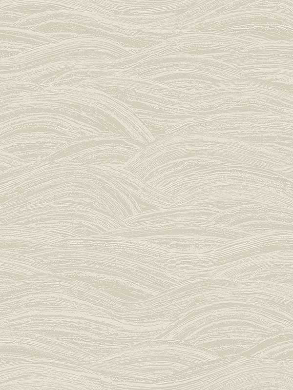 Leith Zen Waves fabric in cream color - pattern number 2971-86362 - by A Street Prints in the Dimensions collection