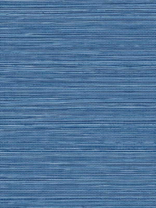 Luxe Sisal Peel and Stick fabric in coastal blue color - pattern number LN20802 - by NextWall in the Peel and Stick Wallpaper by Lillian August Luxe Haven collection