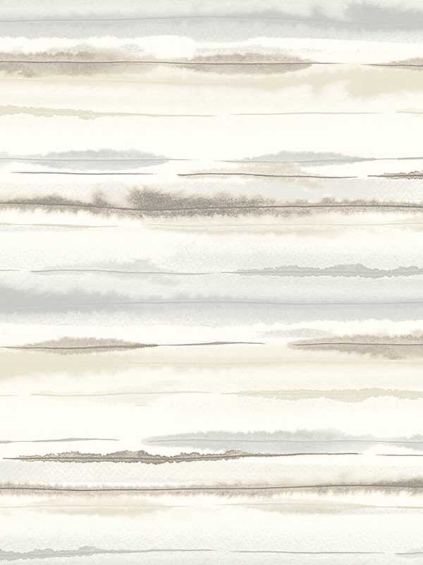 Horizon Stripe Peel and Stick fabric in sand dunes color - pattern number LN20605 - by NextWall in the Peel and Stick Wallpaper by Lillian August Luxe Haven collection
