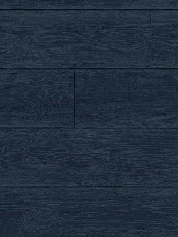 Rustic Shiplap Peel and Stick fabric in denim blue color - pattern number LN20702 - by NextWall in the Peel and Stick Wallpaper by Lillian August Luxe Haven collection