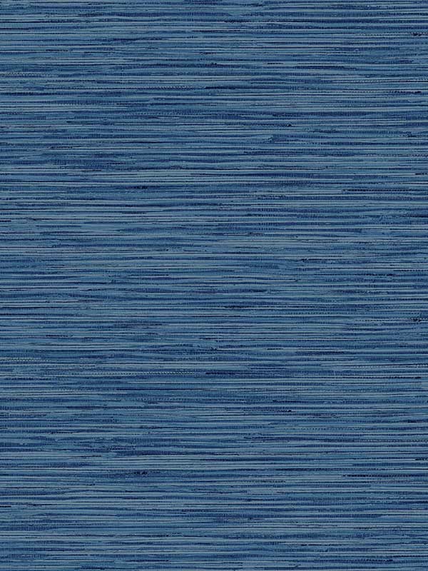Grasscloth Peel and Stick fabric in marine blue color - pattern number SG10202 - by NextWall in the Peel and Stick Wallpaper by Stacy Garcia Sojourn Collection collection