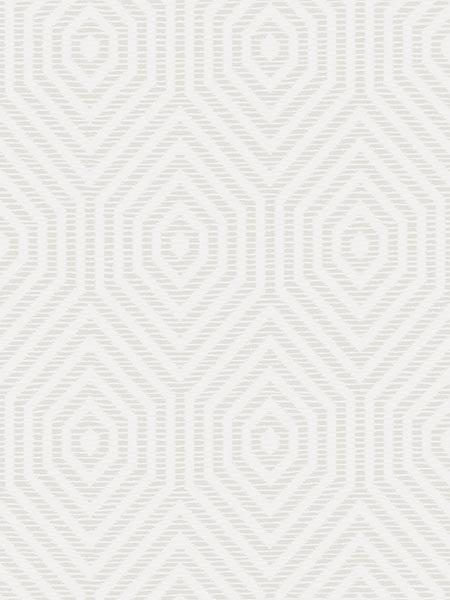 Hexagon Geometric fabric in fog grey color - pattern number TP80518 - by Pelican Prints in the Maui Maui collection