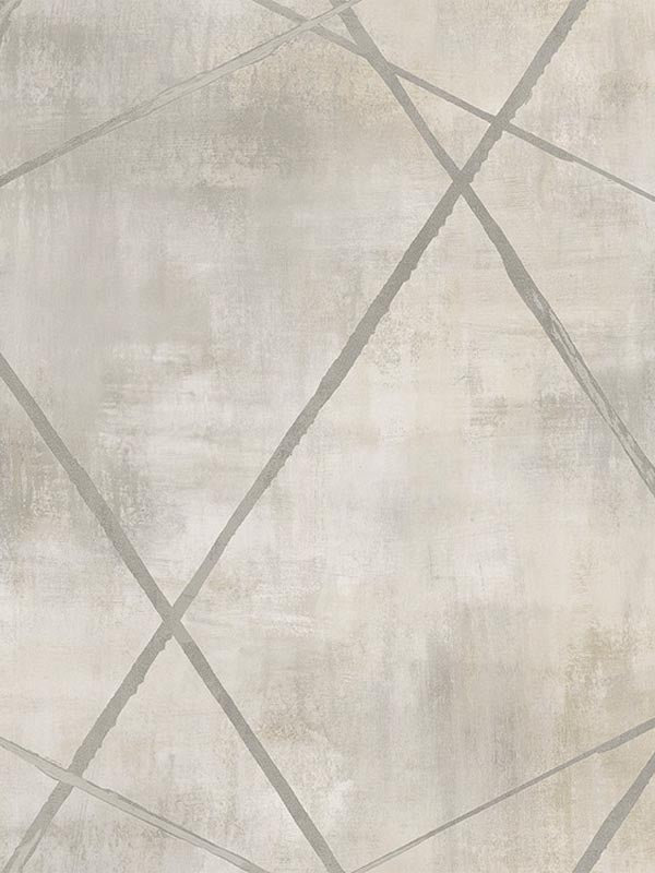 Diagonals Metallic fabric in 30300 color - pattern number SE30300 - by Pelican Prints in the Suede 2 collection