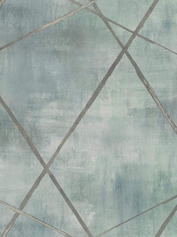 Diagonals Metallic fabric in 30304 color - pattern number SE30304 - by Pelican Prints in the Suede 2 collection