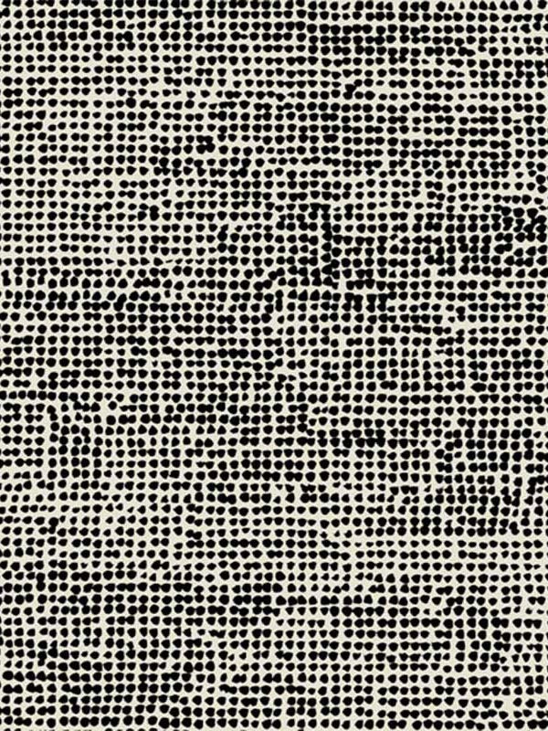 Orkanen fabric in ebony and greige color - pattern number 23312X - by Wallquest in the Marimekko Wallcoverings Vol 5 collection