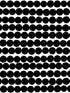 Rasymatto fabric in ebony and off white color - pattern number 23320X - by Wallquest in the Marimekko Wallcoverings Vol 5 collection