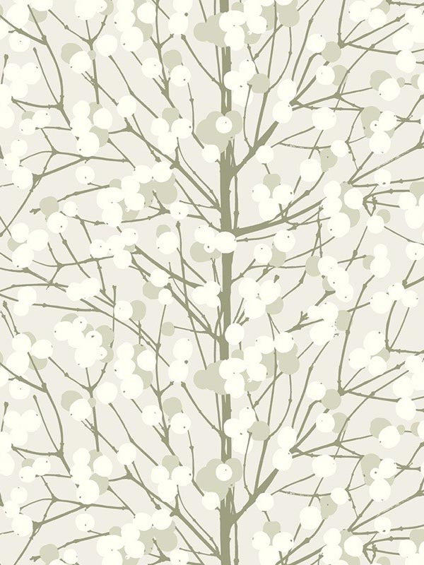Lumimarja wallpaper in gray and fog color - pattern number 23376X - by Wallquest in the Marimekko Wallcoverings Vol 5 collection