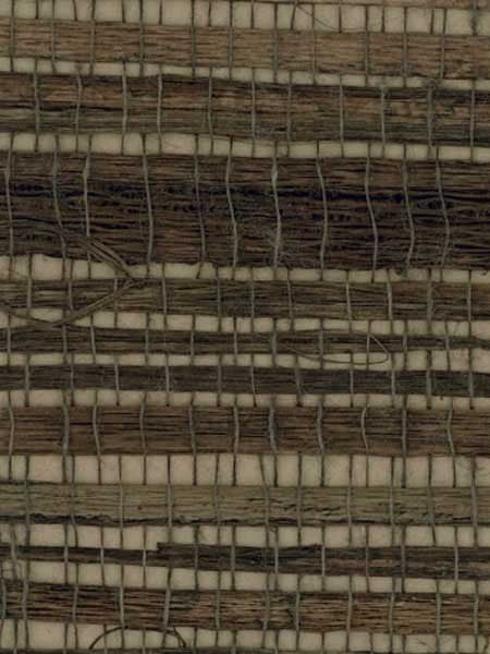 Raw Jute fabric in brown taupe color - pattern number RH6004 - by Wallquest in the Natural Textures collection