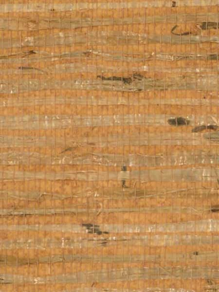 Arrowroot fabric in orange color - pattern number RH6019 - by Wallquest in the Natural Textures collection
