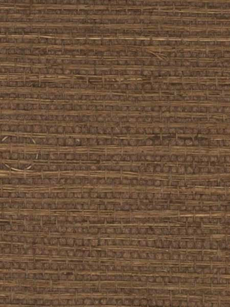 Sisal fabric in brown taupe color - pattern number RH6020 - by Wallquest in the Natural Textures collection