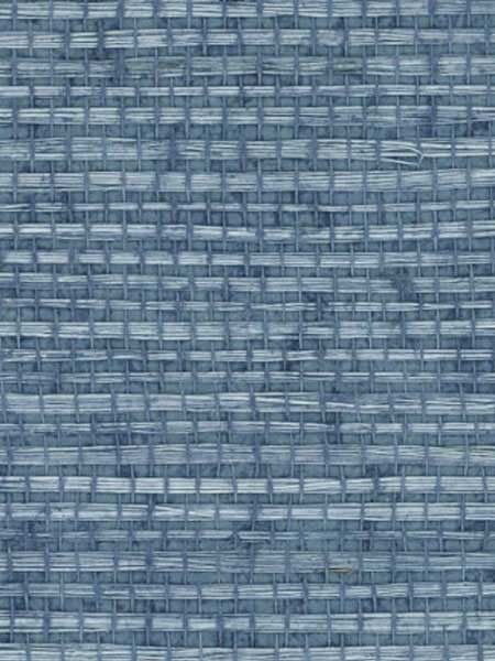 Sisal fabric in blue color - pattern number RH6060 - by Wallquest in the Natural Textures collection