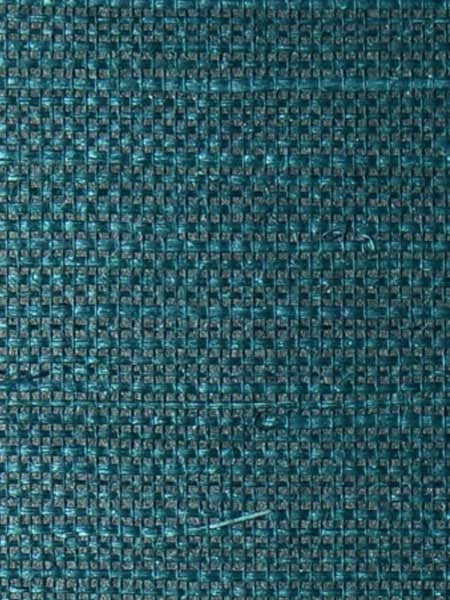 Sisal fabric in blue color - pattern number RH6062 - by Wallquest in the Natural Textures collection