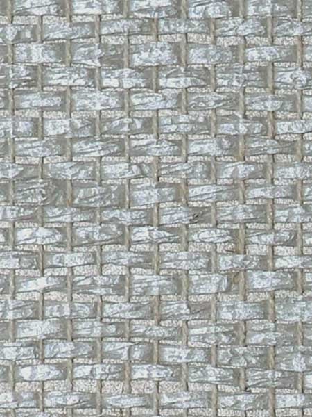 Sisal fabric in metallic color - pattern number RH6067 - by Wallquest in the Natural Textures collection