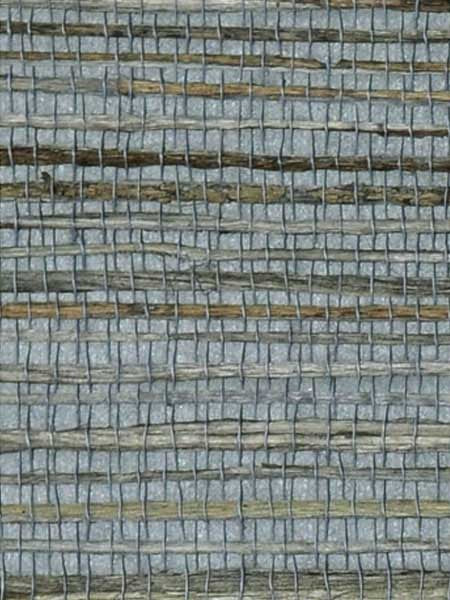 Raw Jute fabric in blue color - pattern number RH6074 - by Wallquest in the Natural Textures collection