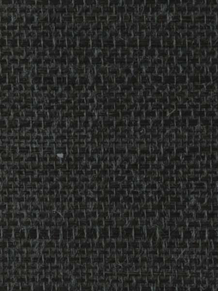 Sisal fabric in black color - pattern number RH6081 - by Wallquest in the Natural Textures collection