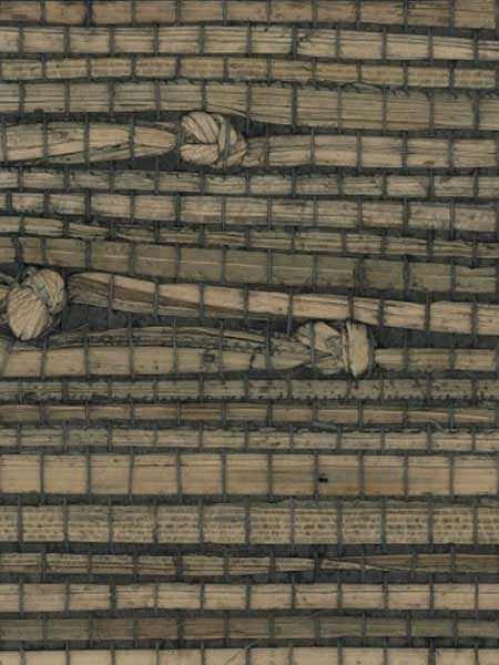 Tightweave Rushcloth fabric in brown taupe color - pattern number RH6097 - by Wallquest in the Natural Textures collection
