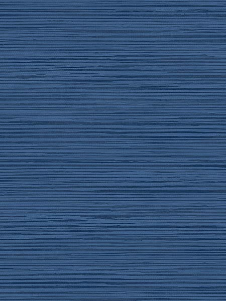 Textile Strings on Grasscloth Print fabric in navy color - pattern number AF40302 - by Pelican Prints in the Sumi Collection collection