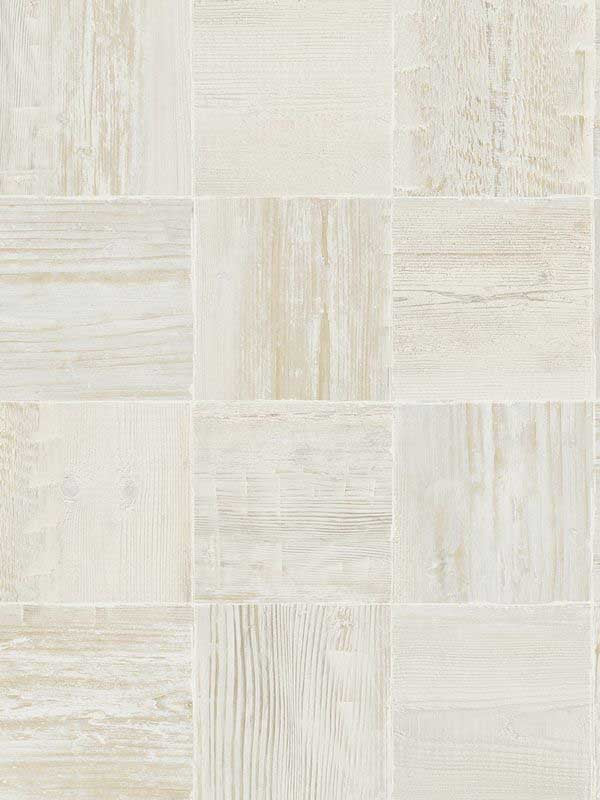 Wood Squares wallpaper in warm neutral beige color - pattern number EH70305 - by Pelican Prints in the Maya collection