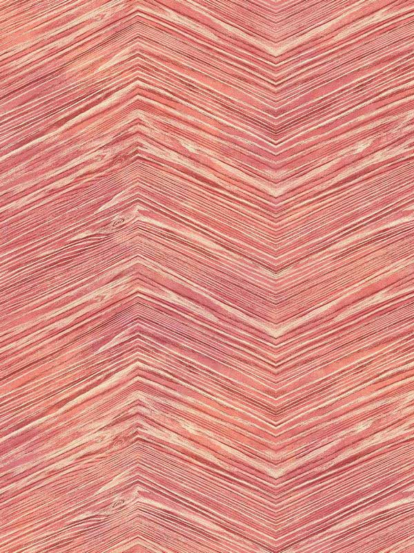 Wood Chevron wallpaper in warm neutral beige color - pattern number EH70801 - by Pelican Prints in the Maya collection