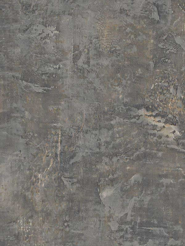 Faux wallpaper in black color - pattern number EH71500 - by Pelican Prints in the Maya collection
