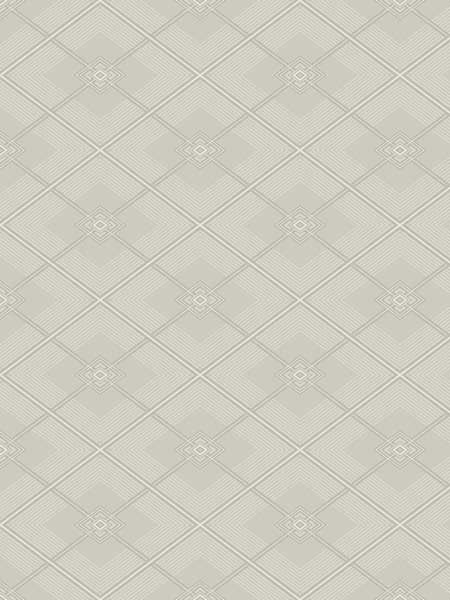 Midcentury Diamond fabric in cool neutral color - pattern number SK90208 - by Pelican Prints in the Skyline collection