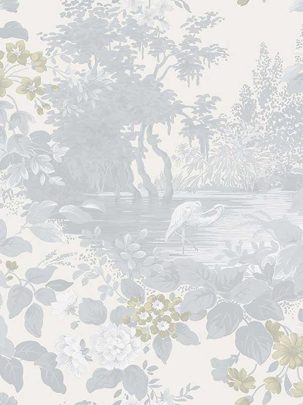 Reflective Pool wallpaper in frost color - pattern number FJ40310 - by Mayflower in the Sanctuary collection