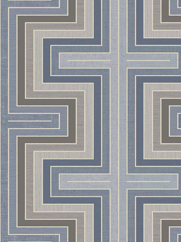 Maze fabric in pewter color - pattern number FJ40508 - by Mayflower in the Sanctuary collection