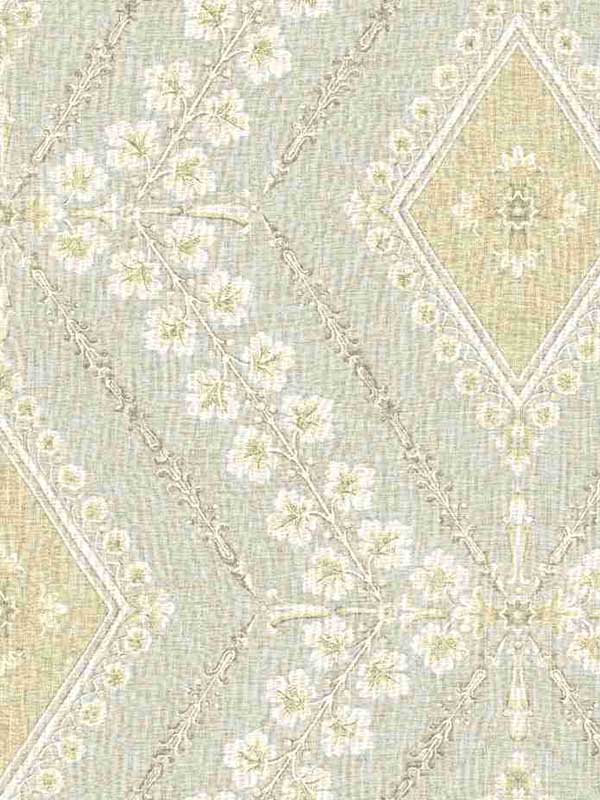 Classical Trellis fabric in brown and taupe color - pattern number CN30205 - by Wallquest in the Charleston collection