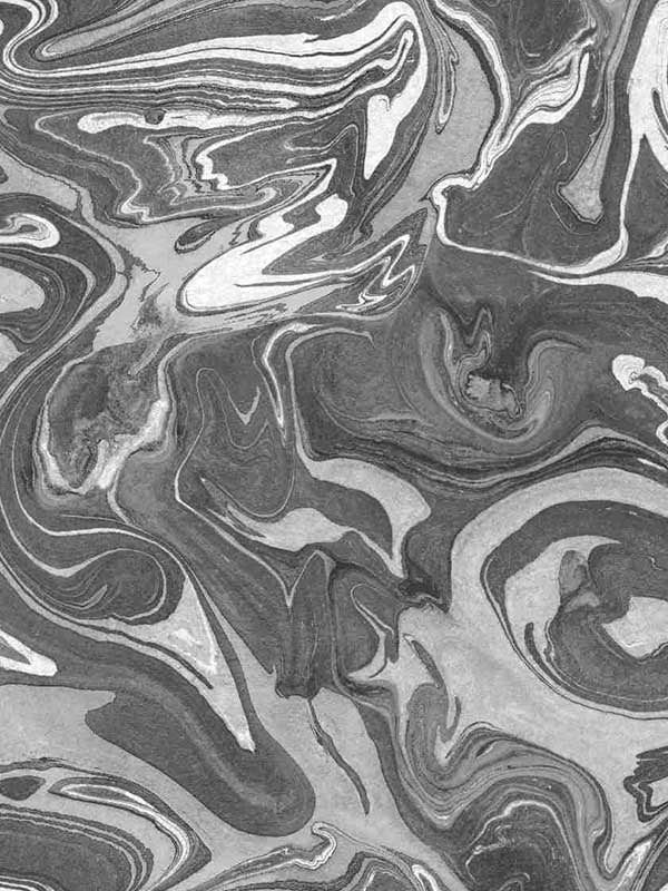 Oil On Water fabric in black color - pattern number CN30610 - by Wallquest in the Charleston collection