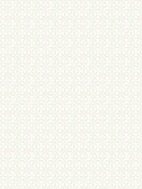 Jellia Petal Geometric fabric in beige color - pattern number 3122-10606 - by Chesapeake in the Flora and Fauna collection