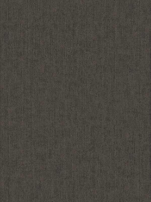 Leonardo Flock Stripe fabric in charcoal color - pattern number 307323 - by Eijffinger in the Museum Eijffinger collection