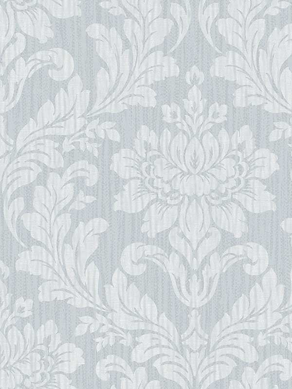 Galois Damask fabric in light blue color - pattern number 4025-82521 - by Advantage in the Radiance collection