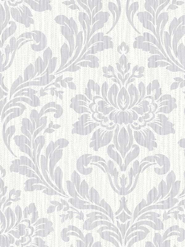 Galois Damask fabric in light grey color - pattern number 4025-82524 - by Advantage in the Radiance collection