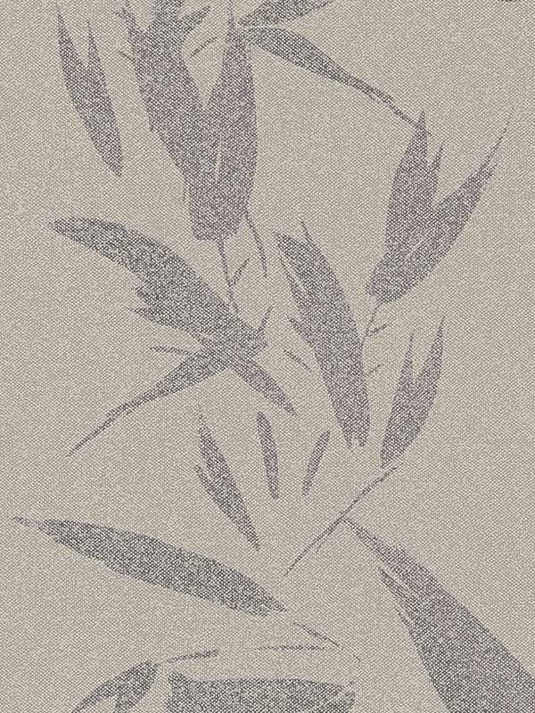 Kaiya Leaves fabric in grey color - pattern number 4035-375493 - by Advantage in the Windsong collection