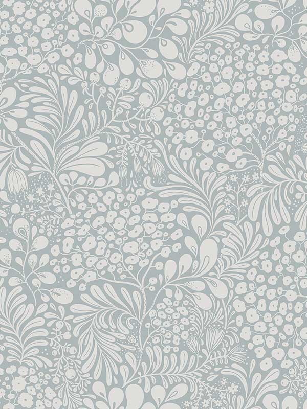Siv Botanical fabric in light blue color - pattern number 2932-65130 - by A Street Prints in the Lina collection