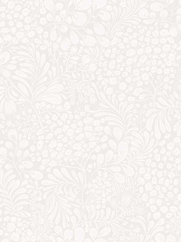 Siv Botanical fabric in light grey color - pattern number 2932-65132 - by A Street Prints in the Lina collection