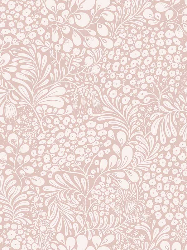 Siv Botanical fabric in pink color - pattern number 2932-65134 - by A Street Prints in the Lina collection