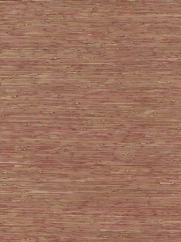 Shuang Handmade Grasscloth fabric in raspberry color - pattern number 2972-86109 - by A Street Prints in the Loom collection