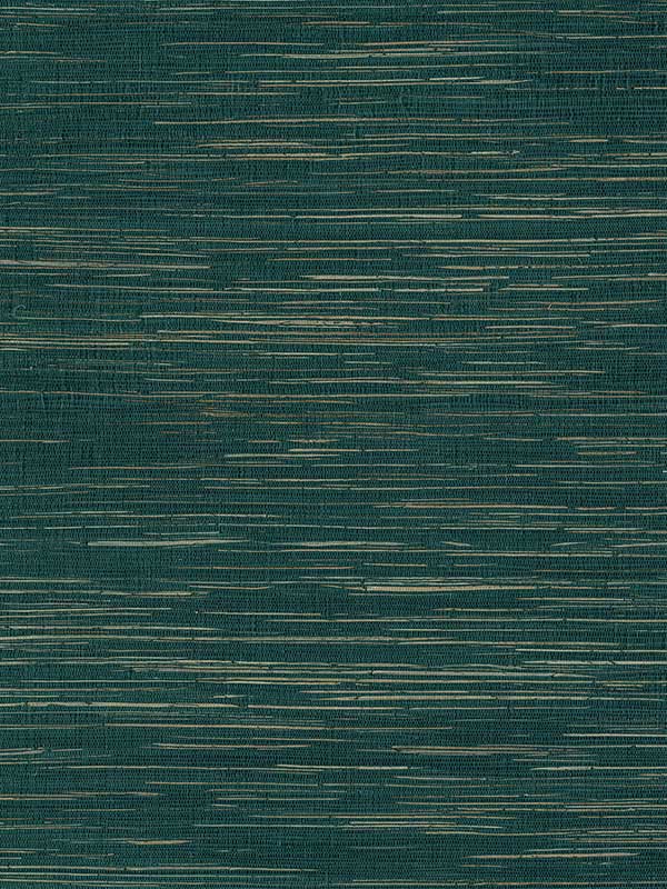 Kira Hemp Grasscloth wallpaper in teal color - pattern number 2972-86126 - by A Street Prints in the Loom collection