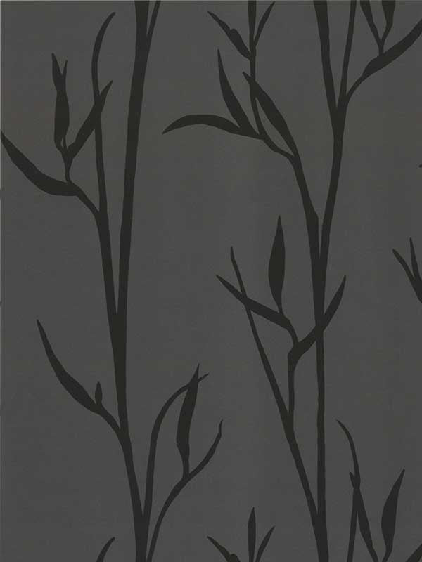 Matcha fabric in black color - pattern number DA3511N - by York in the Artisan Digest collection